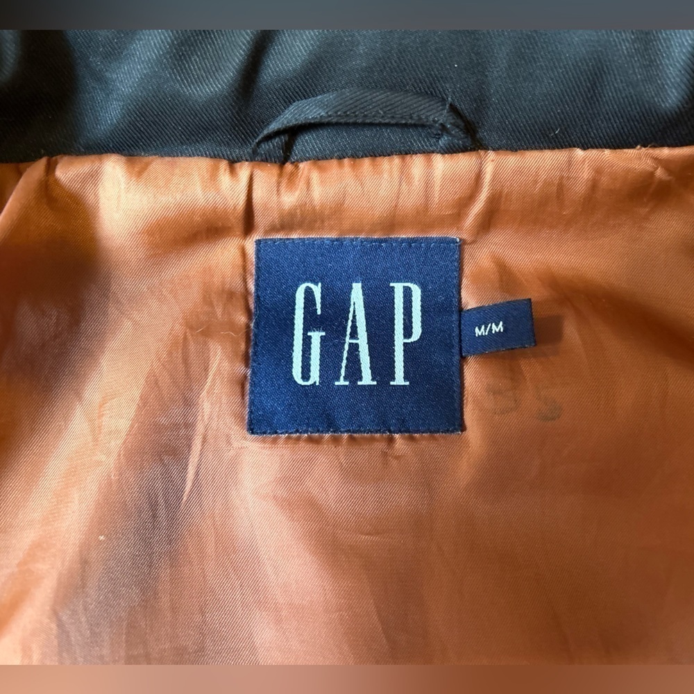 Gap Lightweight Black Jacket With Hood Men’s Medium - Picture 3 of 6
